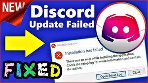 Что делать если дискорд не запускается update failed на мак