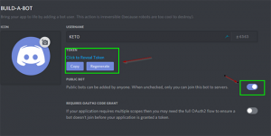 Как получить токен дискорд