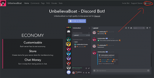 Добавить бота в дискорд unbelievaboat