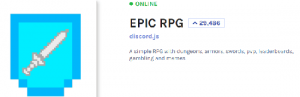 Epic rpg bot discord команды